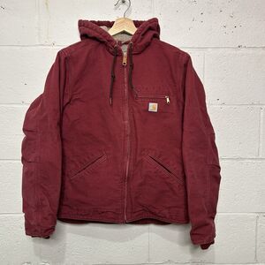 Carhartt Sierra Hooded Detroit Jacket “Cherrystone” WJ141-605